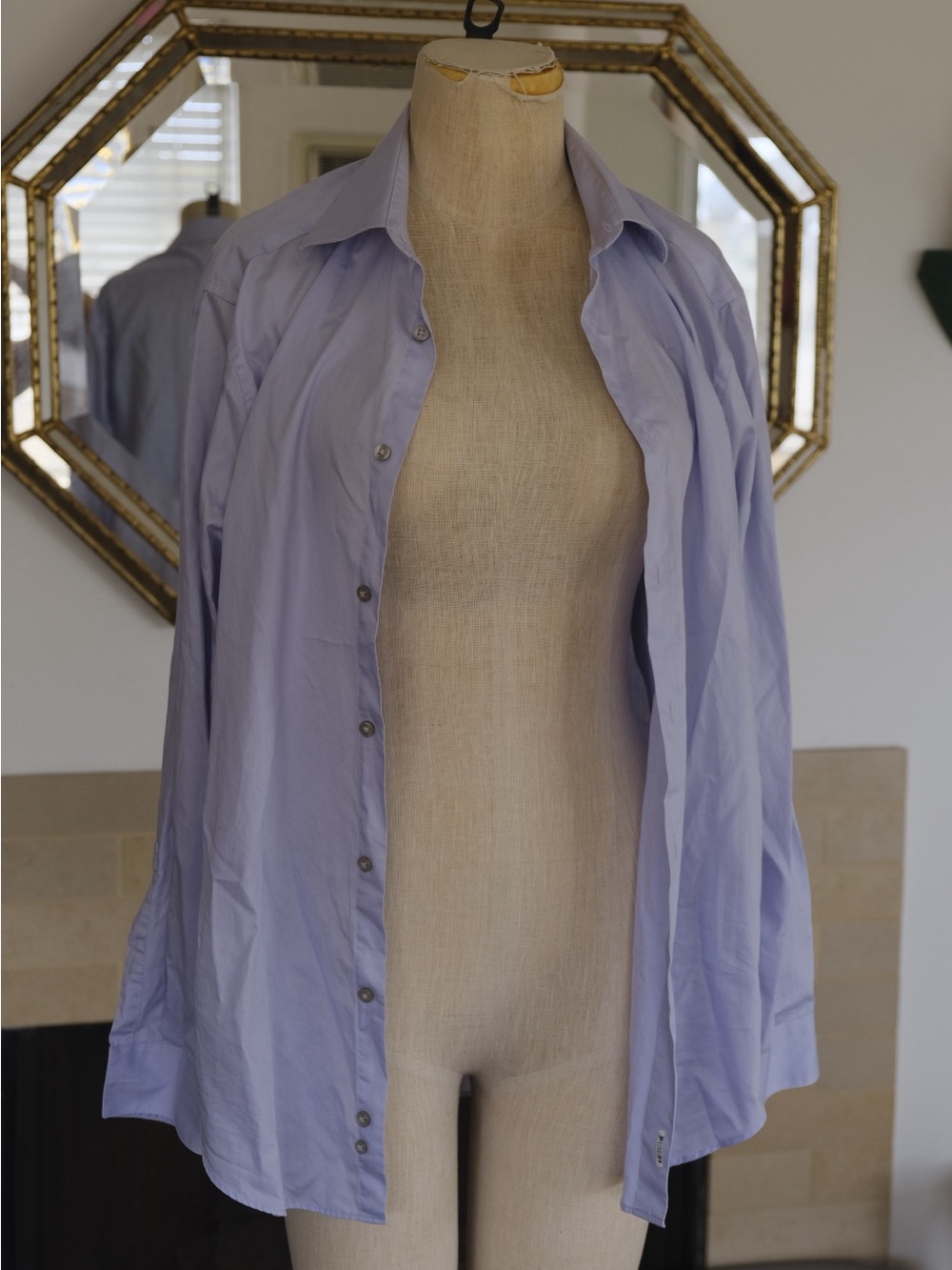 calvin klein button front dress shirt - Picture 2 of 9